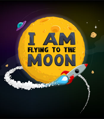 Main image for Fly to the Moon!